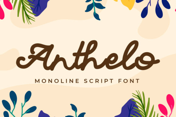 Anthelo: A Handwritten Font for Creative Projects