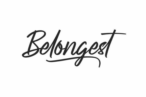 Belongest: A Graceful Handwritten Font