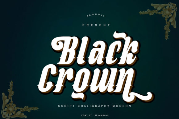 Black Crown: A Bold Handwritten Font