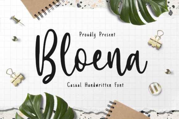 Bloena: A Handwritten Font for Web Design