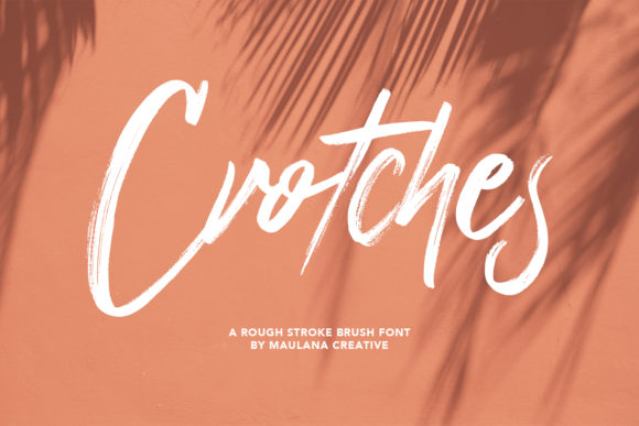 Crotches Font: Handwritten Elegance for Editorial Design