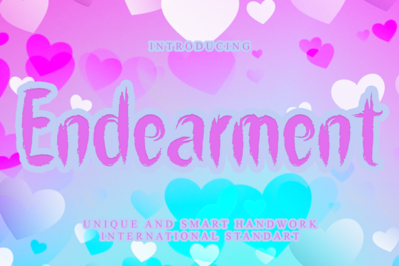 Endearment Font: Playful Script for Creative Projects