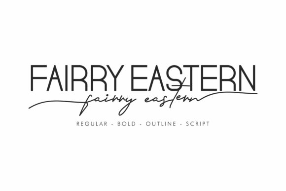 Fairry Eastern: A Charming Script Font for Crafters