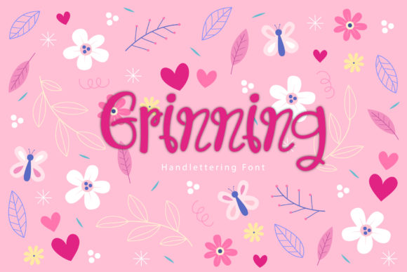 Grinning: A Whimsical Script Font