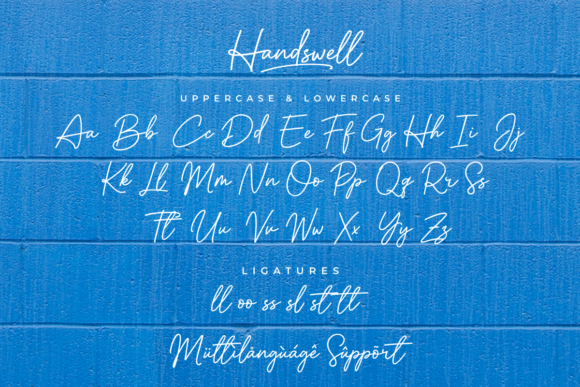Handswell: A Handwritten Font for Creative Campaigns
