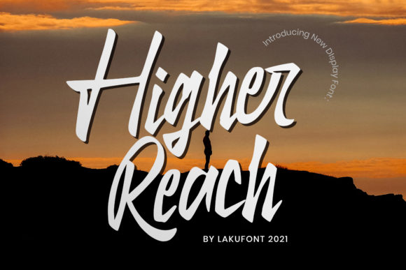 Higher Reach Font for Creative Projects