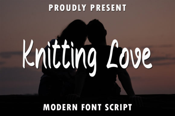 Knitting Love: A Handwritten Font for Creative Projects