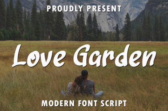 Love Garden Font for Web Design