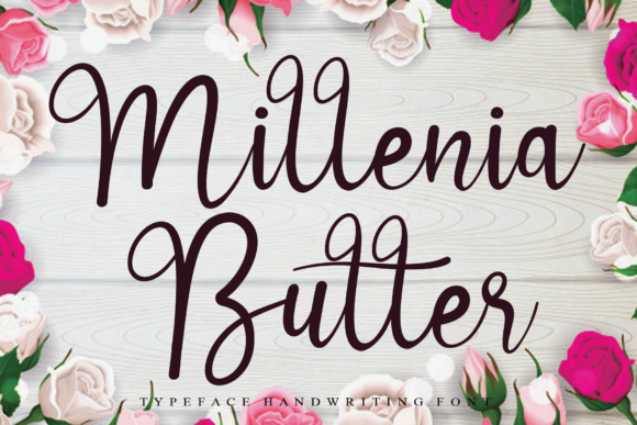 Millenia Butter: A Classy Script Font