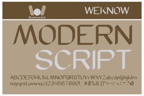 Modern Font for Business Branding