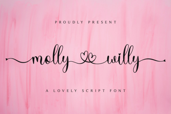 Molly Willy: A Romantic Font for Web Design