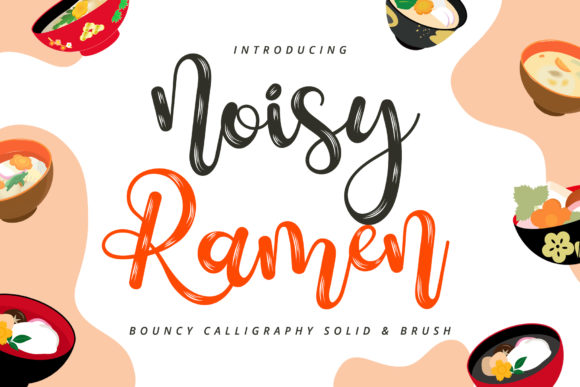 Noisy Ramen: A Playful Font for Digital Campaigns