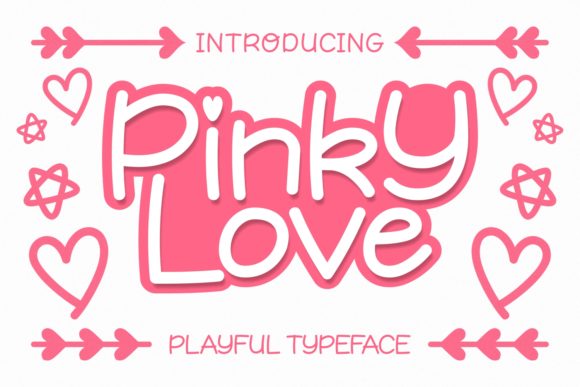 Pinky Love Font: Handwritten Elegance