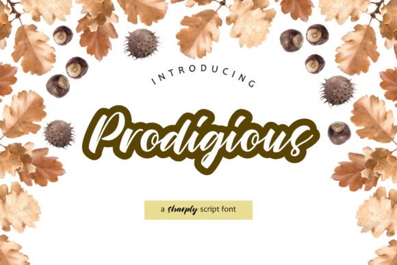 Prodigious: A Bold Handwritten Font for Digital Marketing