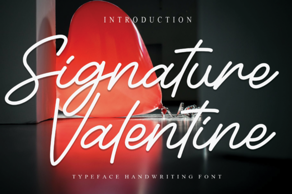 Signature Valentine Font for Business