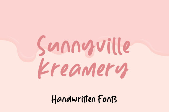 Sunnyville Kreamery Font Review