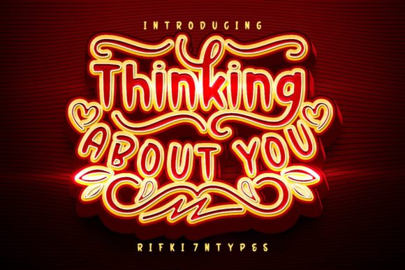Thinking About You Font Review