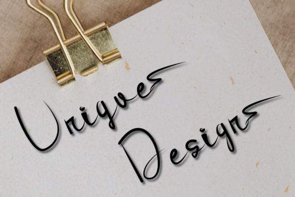 Unique Design Font for Creative Marketing