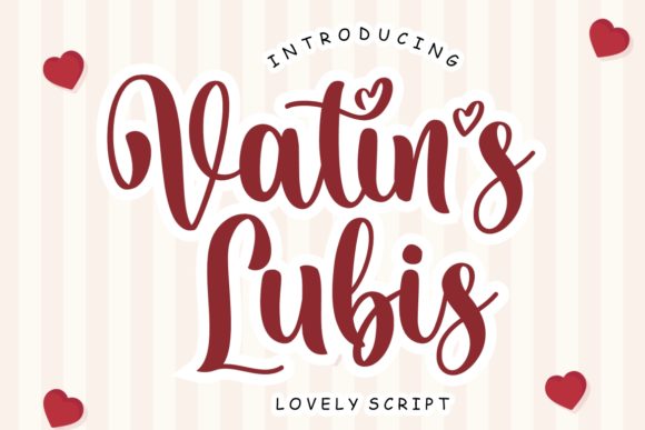 Vatin s Lubis: A Romantic Script Font